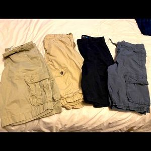 LOT BOYS CARGO SHORTS- LEVI, Tony Hawk, Med 10-12